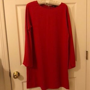 Red cocktail dress